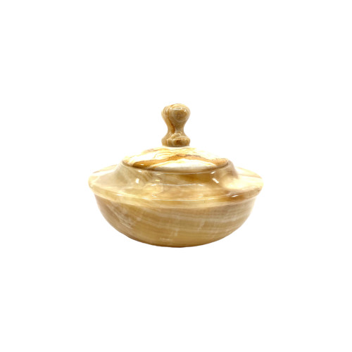 Onyx 15 cm Sugar Bowl With Lid