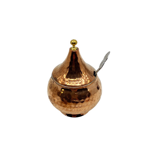 Hand Forged Dome Spice Holder with Spoon