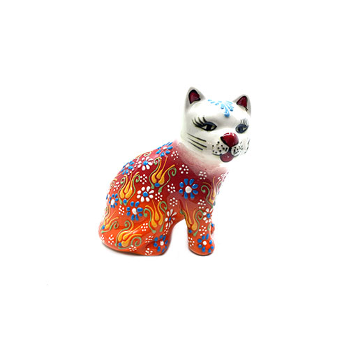 Lace Pattern Trinket Cat