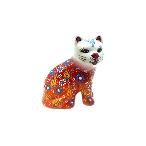 Lace Pattern Trinket Cat