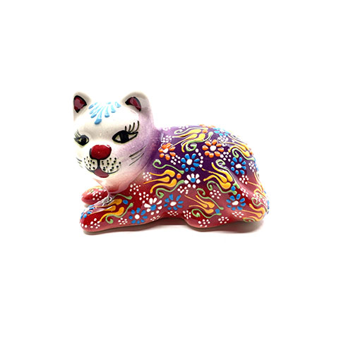 Lace Pattern Trinket Cat